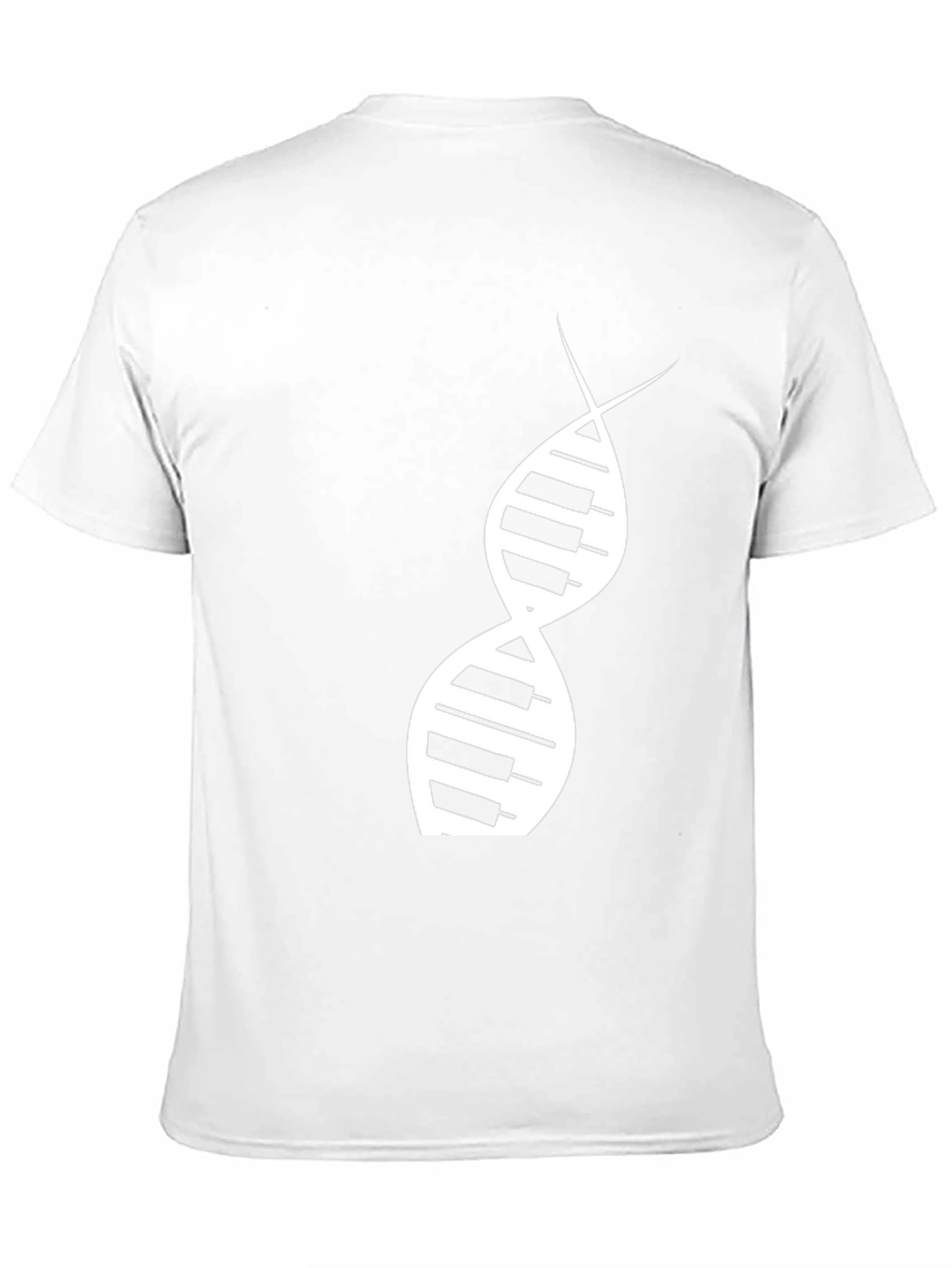 Music DNA Graphic Tee - Black Cotton T-Shirt