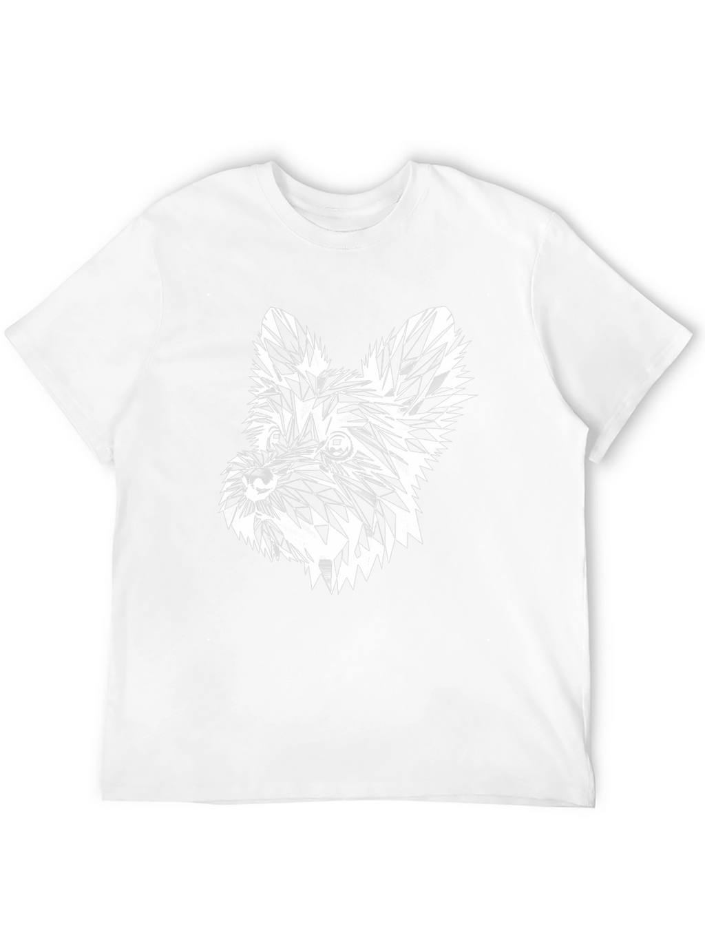 Abstract Dog Graphic Tee - Stylish Black T-Shirt