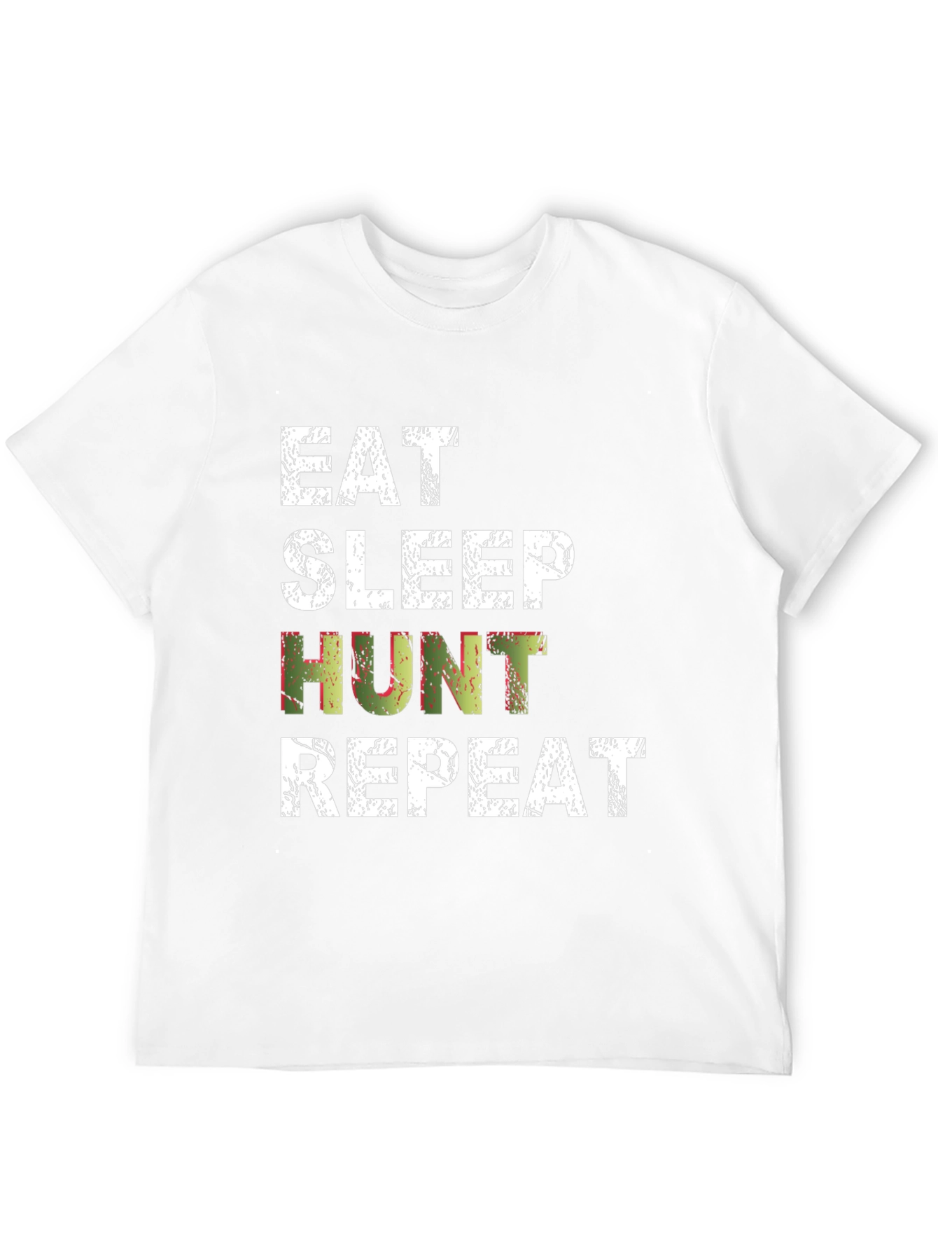 Eat Sleep Hunt Repeat Black T-Shirt