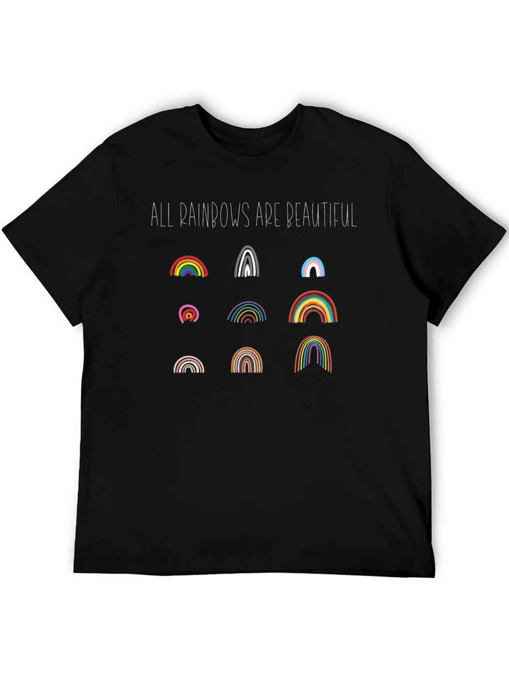 All Rainbows Are Beautiful Graphic Tee