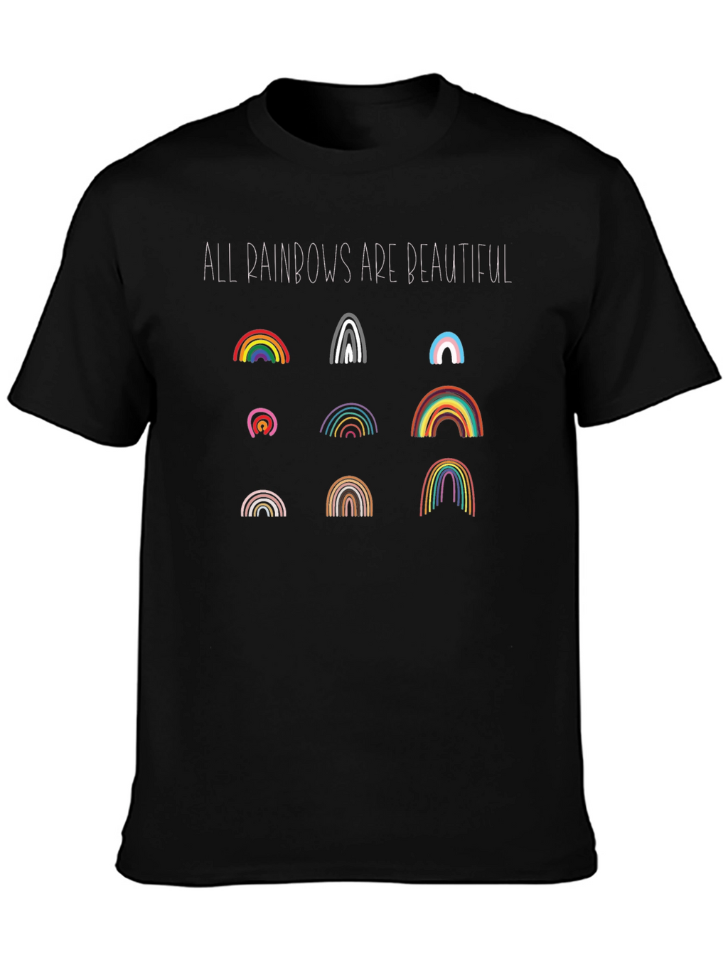 All Rainbows Are Beautiful Graphic Tee