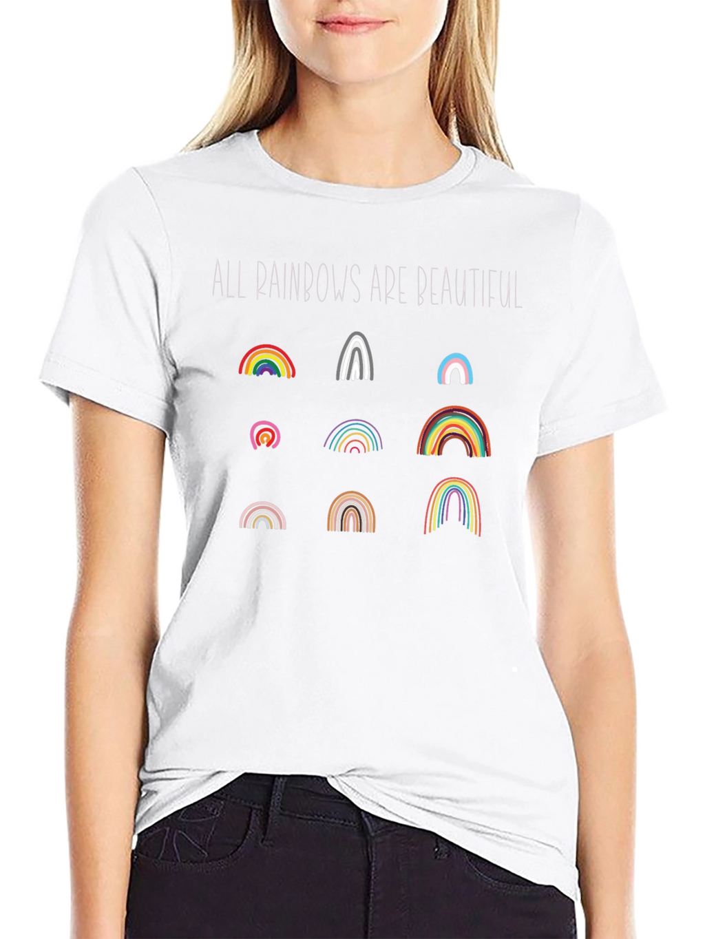 All Rainbows Are Beautiful Graphic Tee