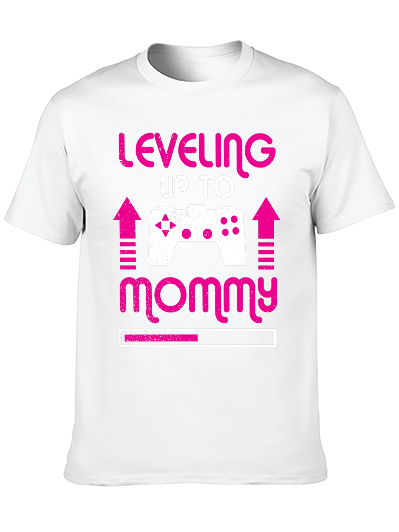 Leveling Up to Mommy Gamer Pregnancy Announcement Tee