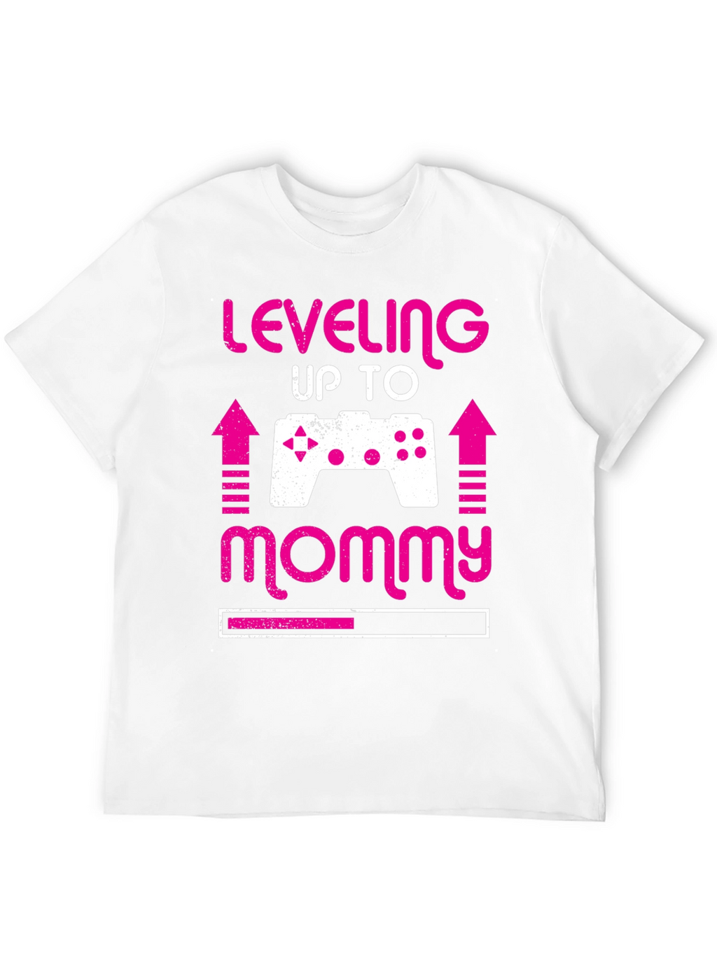 Leveling Up to Mommy Gamer Pregnancy Announcement Tee