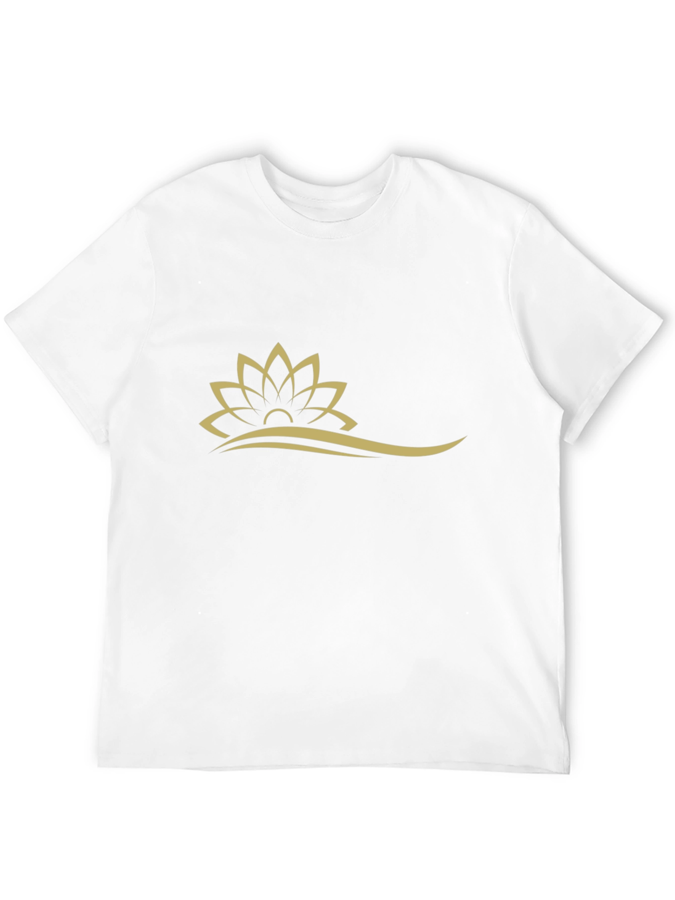 Lotus Flower Graphic Tee - Mens Black T-Shirt