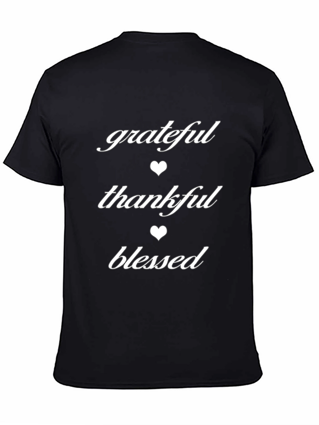 Grateful Thankful Blessed Graphic T-Shirt