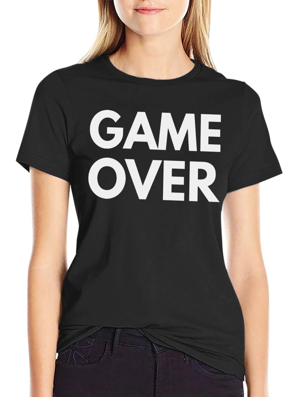 Game Over Graphic Tee - Black T-Shirt