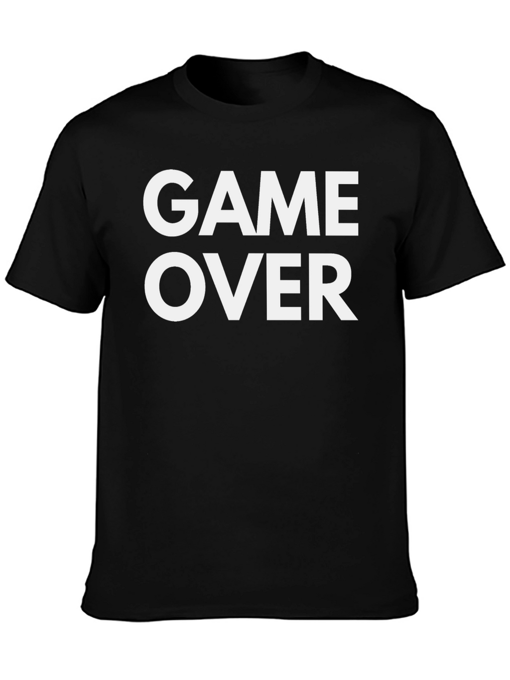 Game Over Graphic Tee - Black T-Shirt
