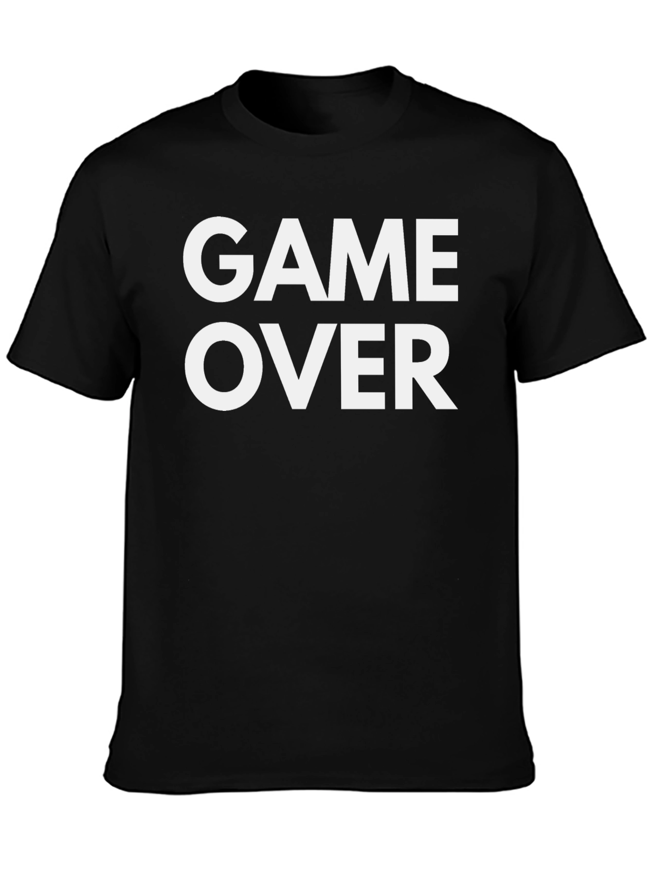 Game Over Graphic Tee - Black T-Shirt