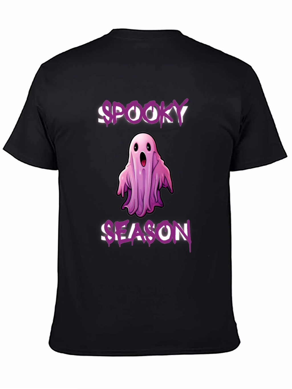 Spooky Season Ghost Graphic T-Shirt - Halloween Apparel