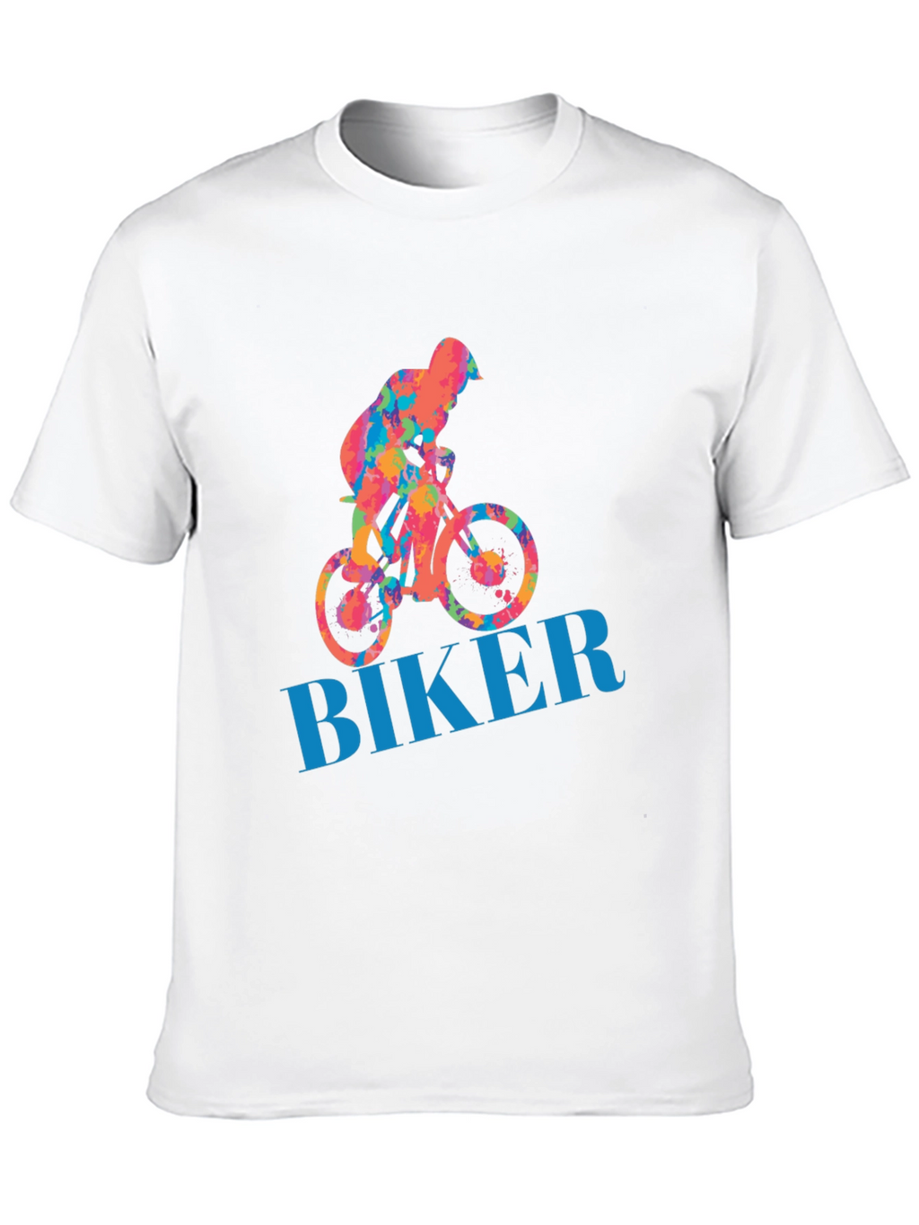 Biker Graphic T-Shirt - Stylish Cycling Design