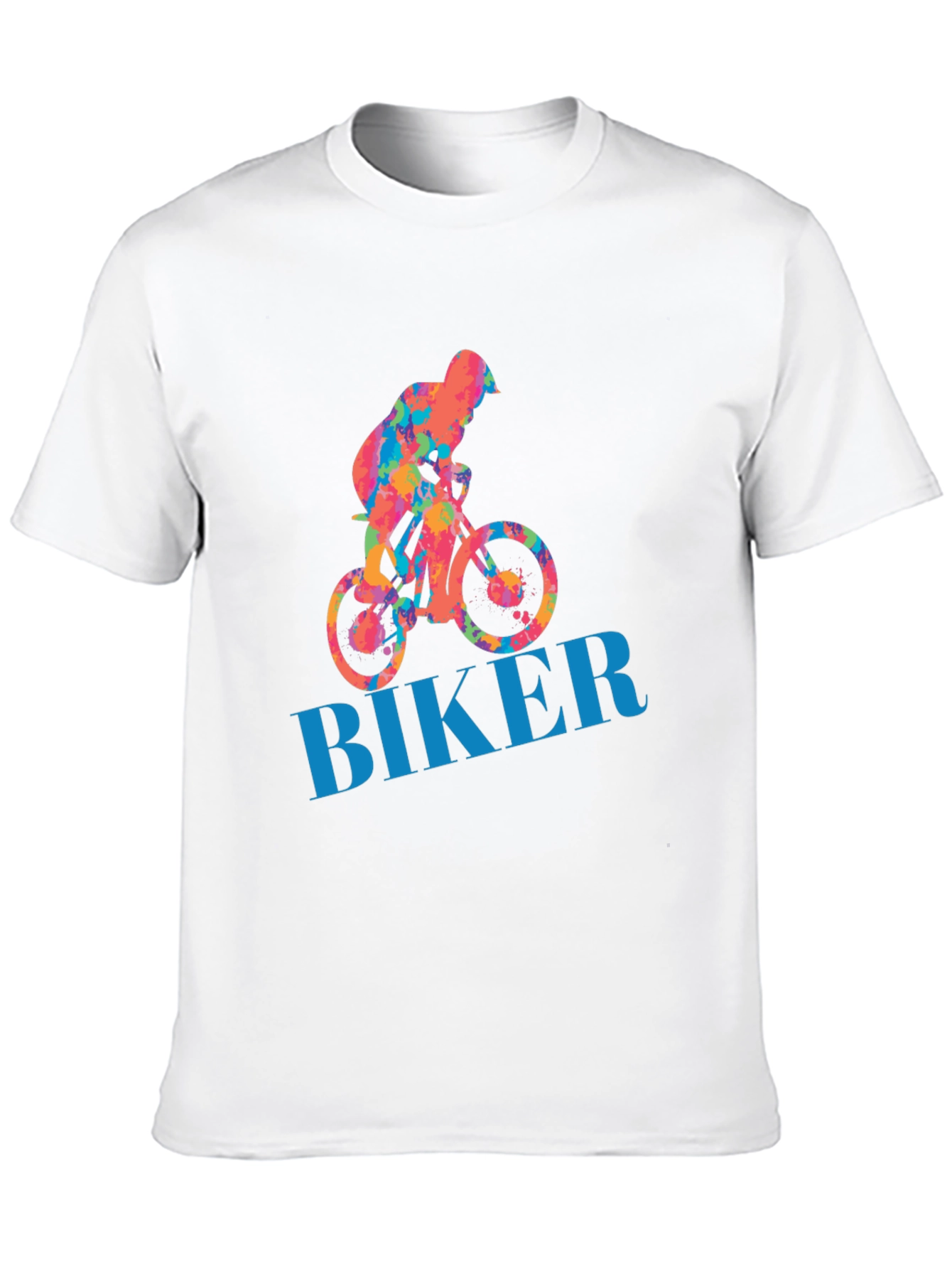 Biker Graphic T-Shirt - Stylish Cycling Design