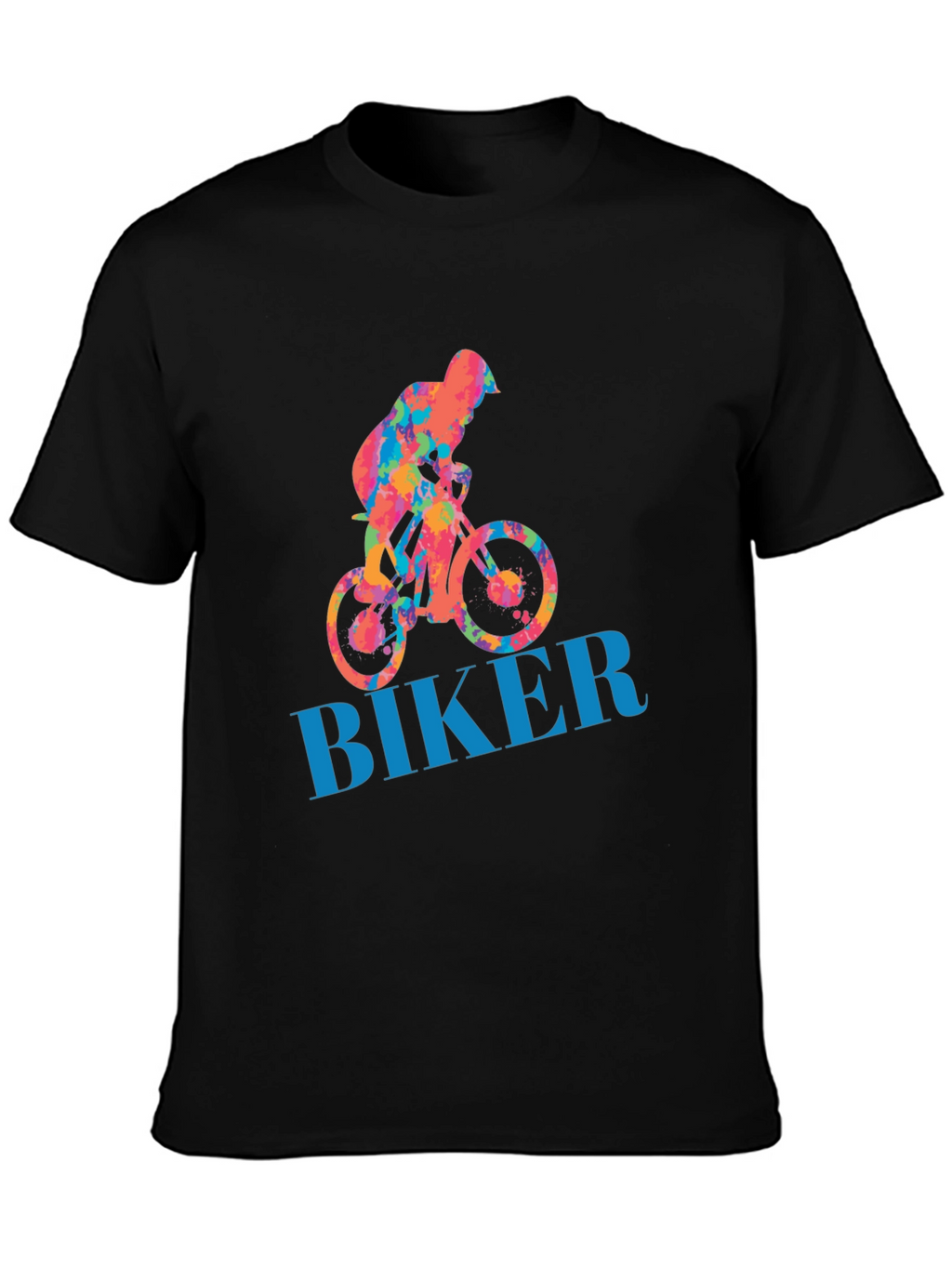Biker Graphic T-Shirt - Stylish Cycling Design