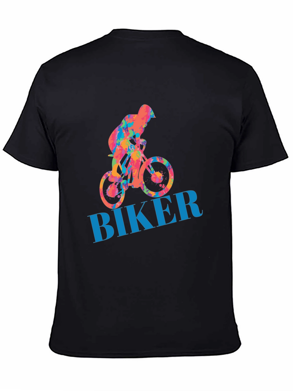 Biker Graphic T-Shirt - Stylish Cycling Design