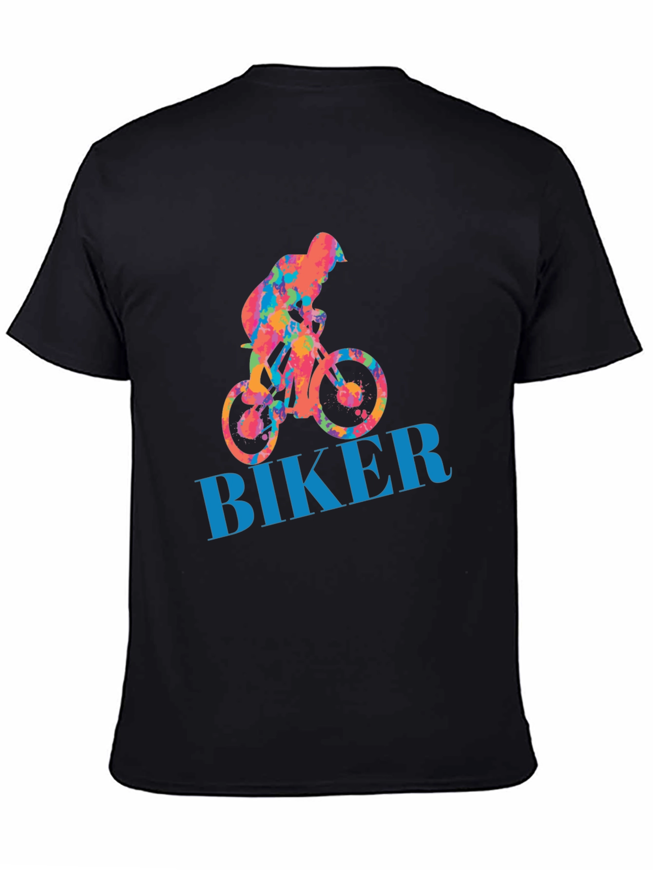 Biker Graphic T-Shirt - Stylish Cycling Design