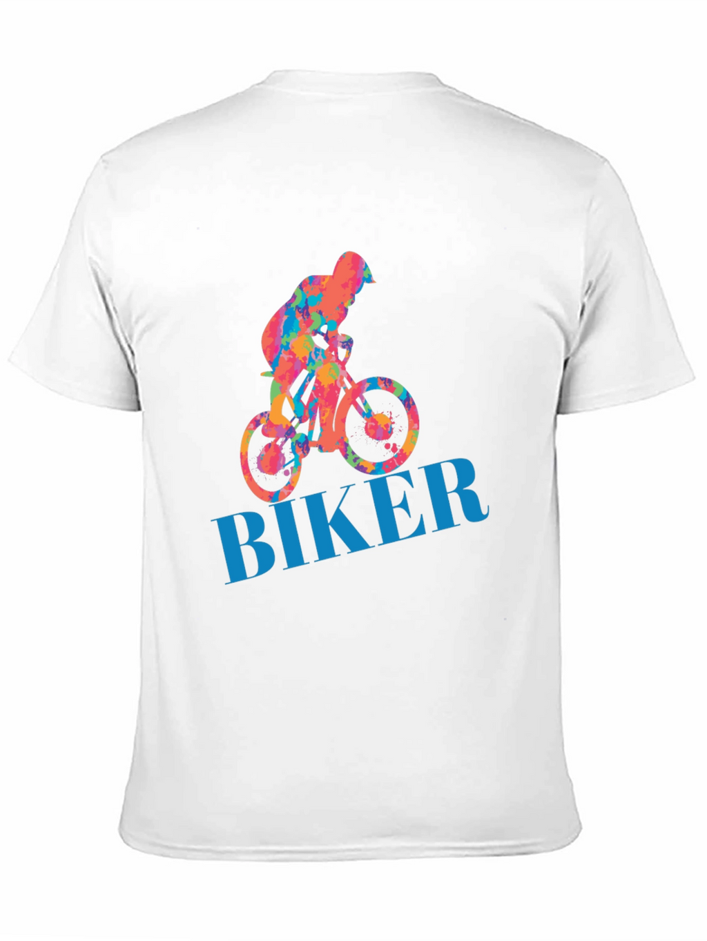Biker Graphic T-Shirt - Stylish Cycling Design