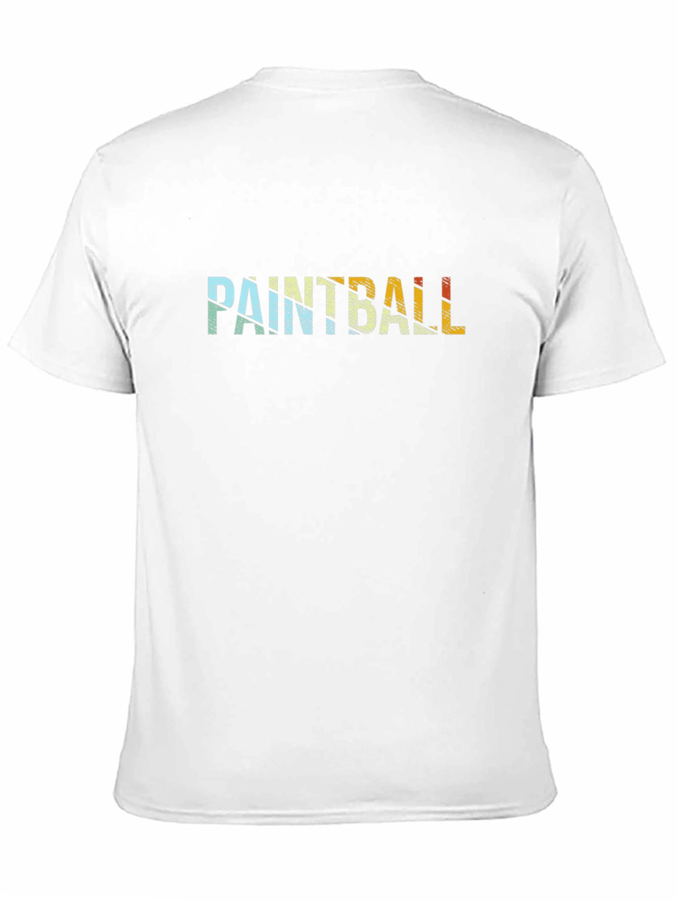 Paintball Graphic Tee - Retro Style Black T-Shirt