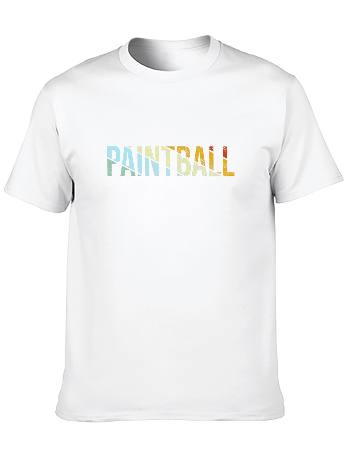 Paintball Graphic Tee - Retro Style Black T-Shirt