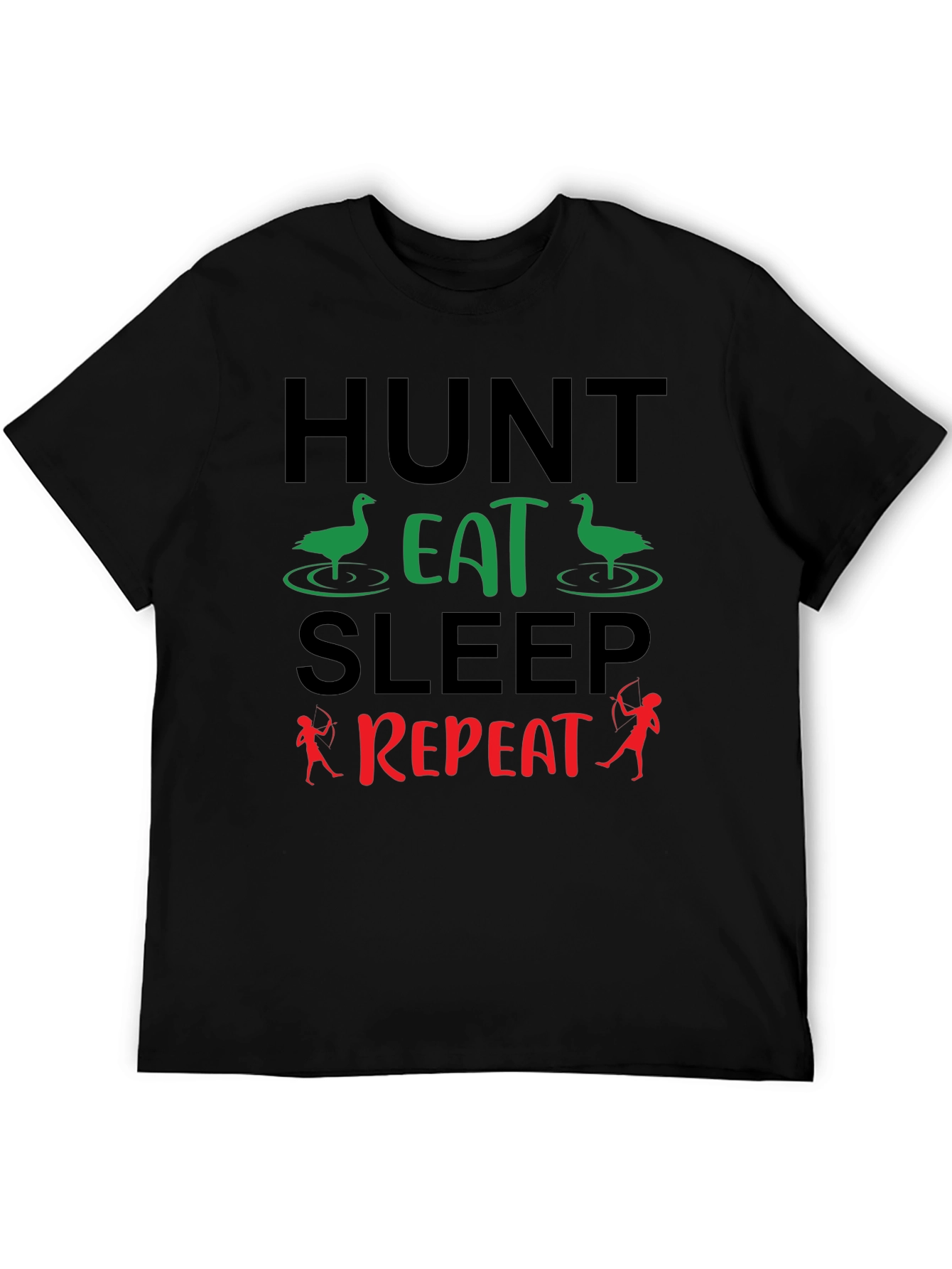 Hunt Eat Sleep Repeat T-Shirt - Hunting Bow