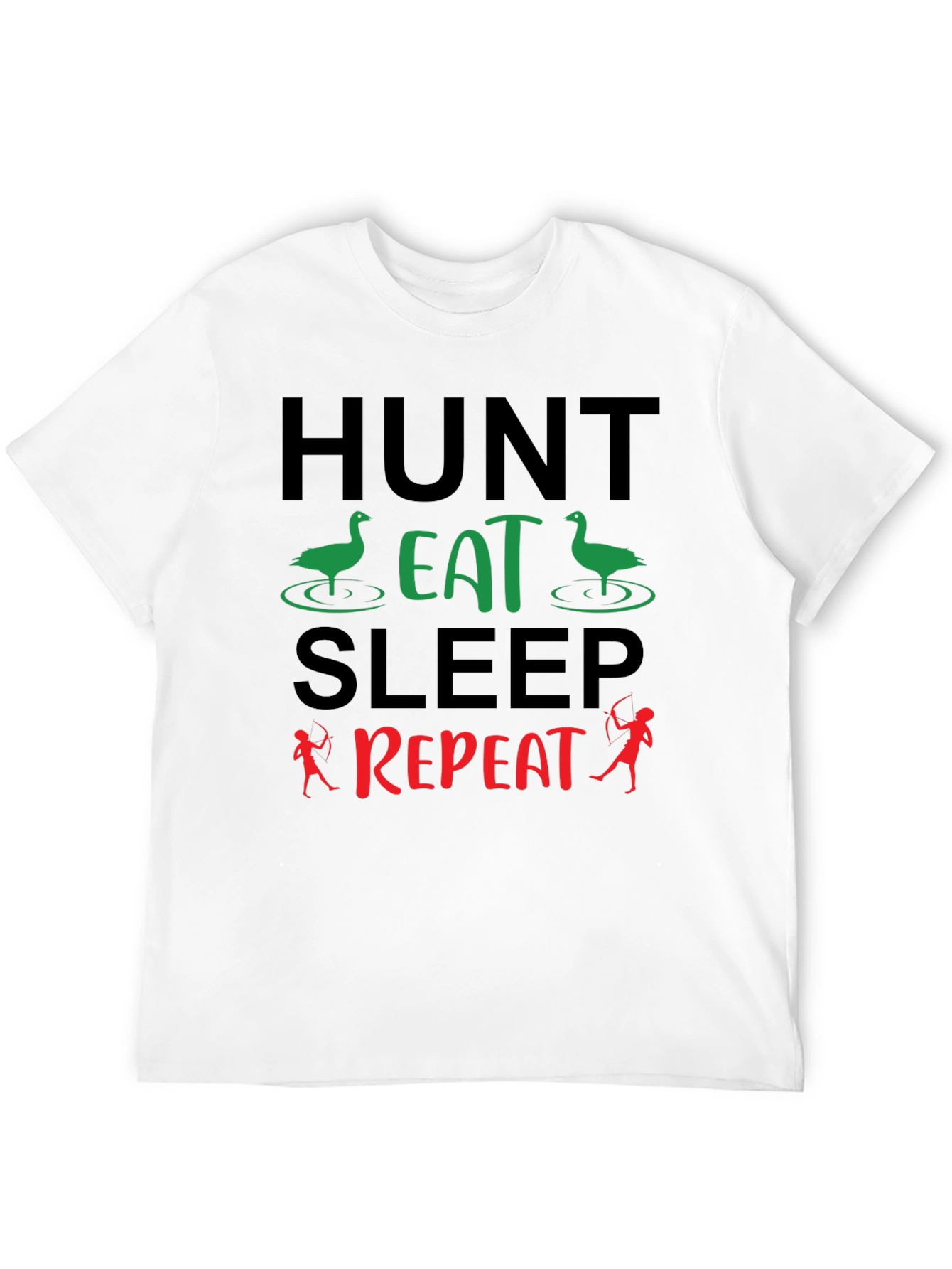 Hunt Eat Sleep Repeat T-Shirt - Hunting Bow