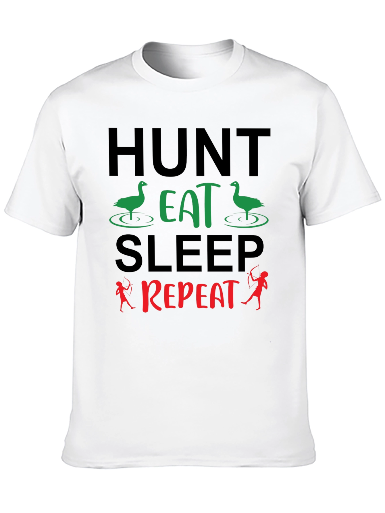 Hunt Eat Sleep Repeat T-Shirt - Hunting Bow