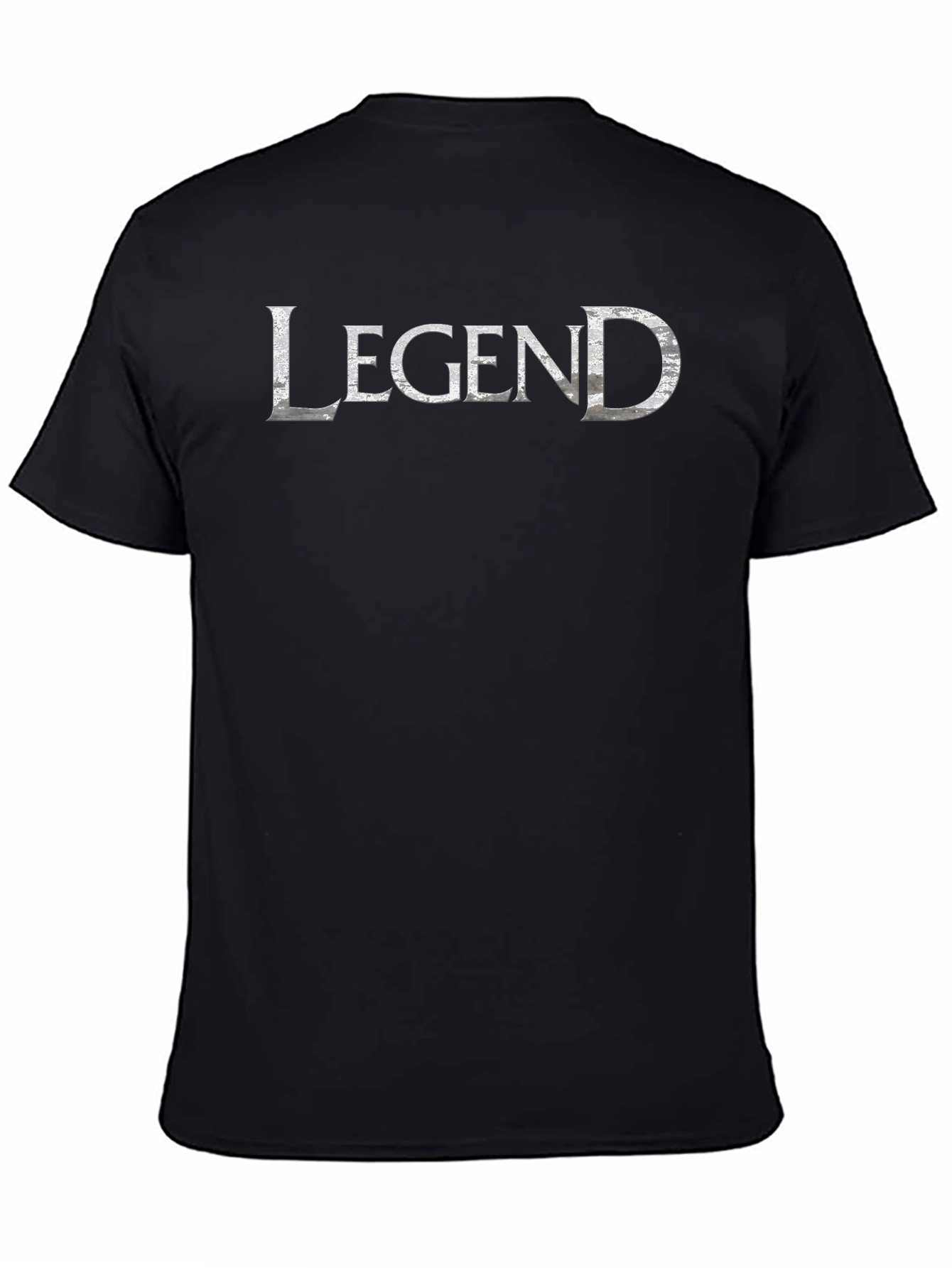 Legend Graphic T-Shirt - Black Cotton Blend