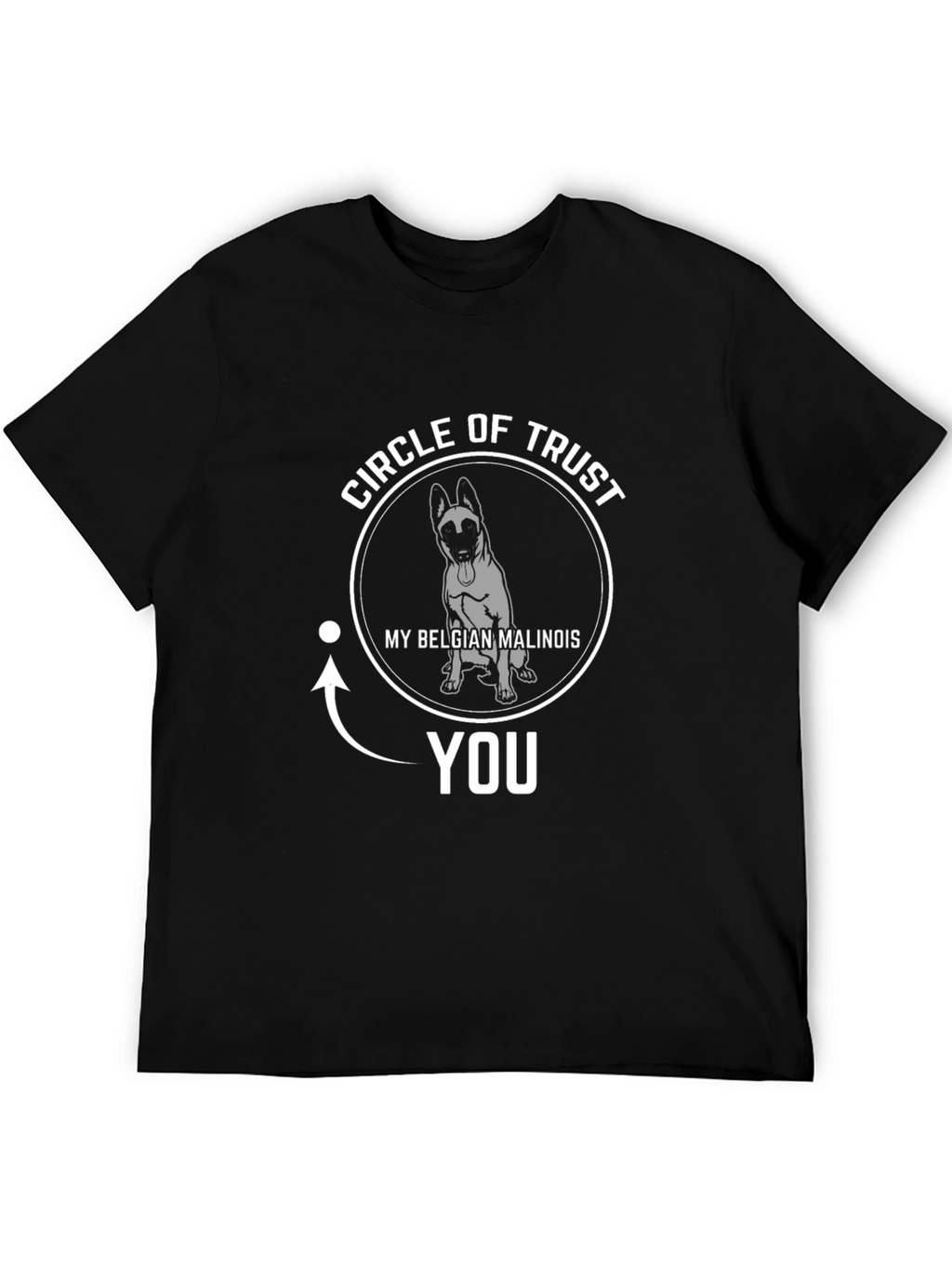 Belgian Malinois Circle of Trust Graphic T-Shirt
