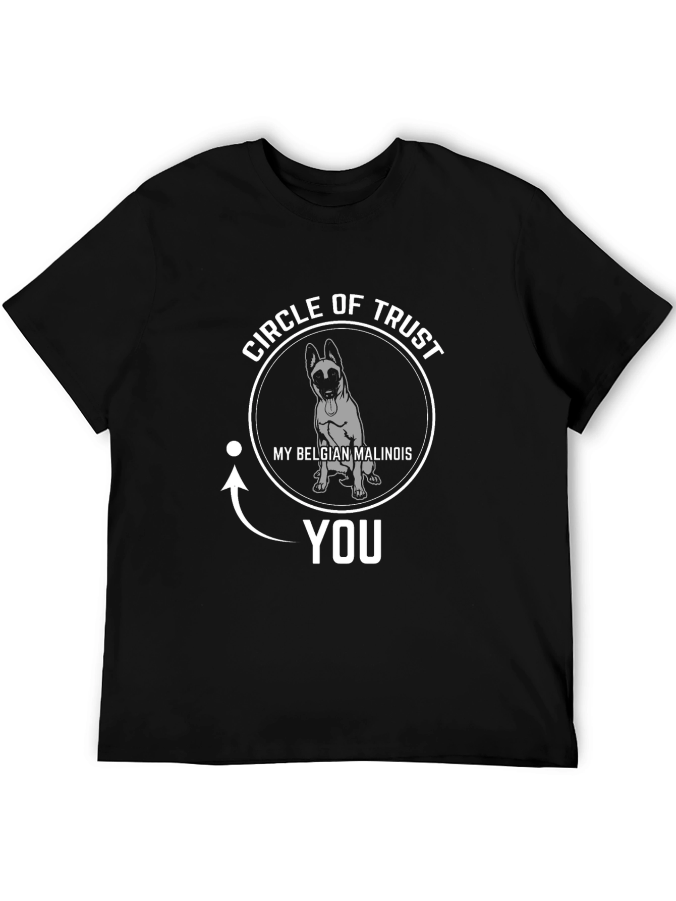 Belgian Malinois Circle of Trust Graphic T-Shirt