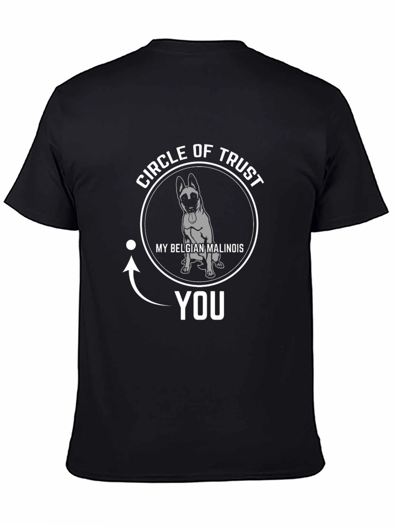 Belgian Malinois Circle of Trust Graphic T-Shirt