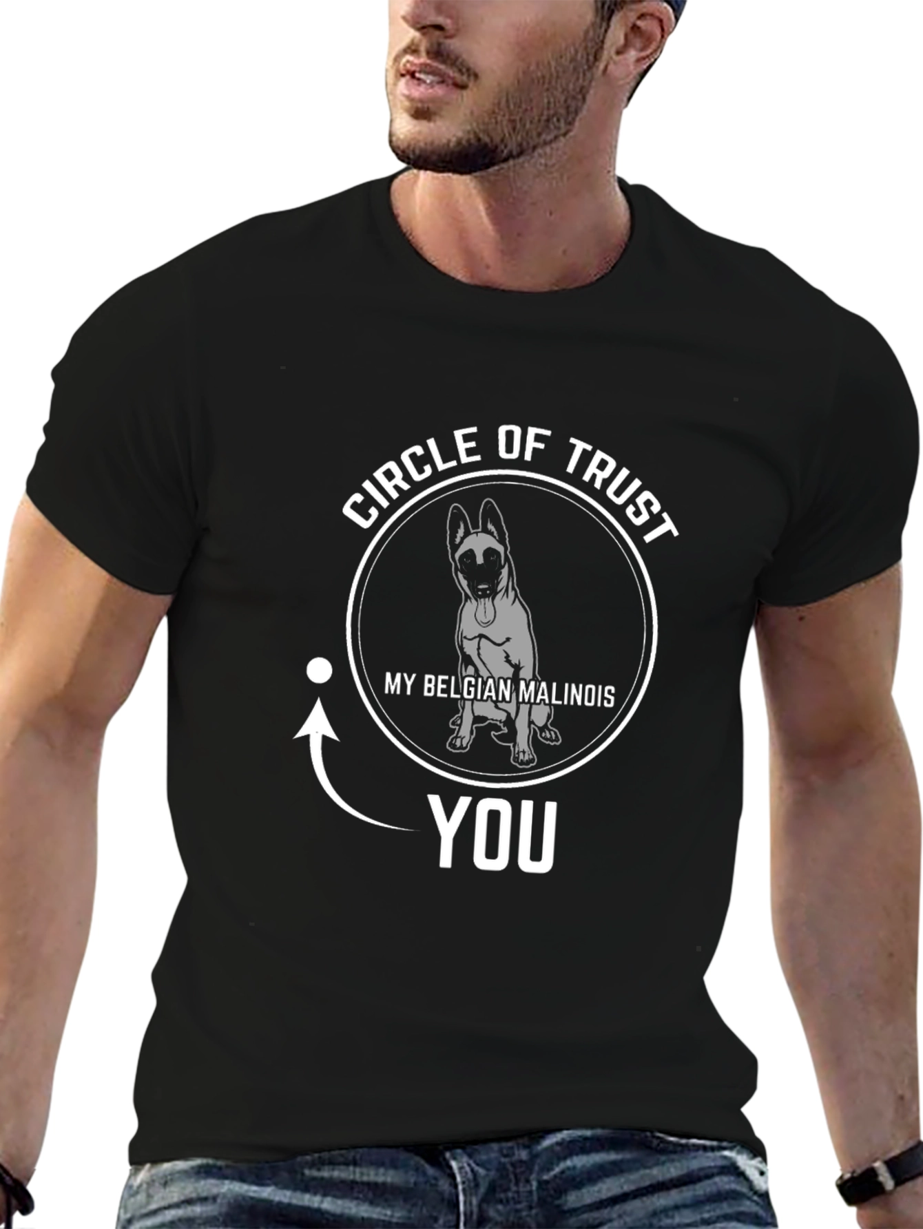Belgian Malinois Circle of Trust Graphic T-Shirt