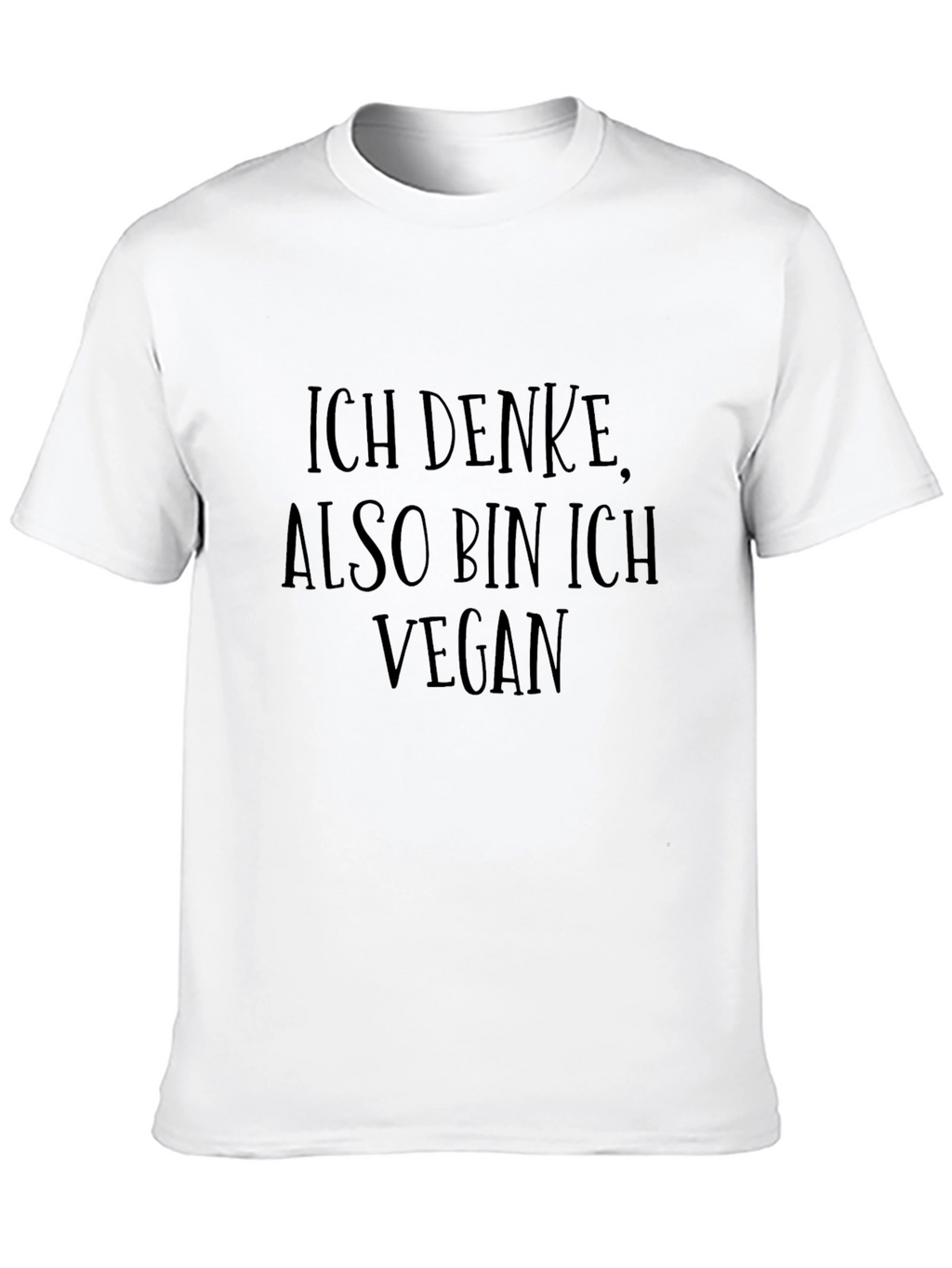 Ich Denke Also Bin Ich Vegan T-Shirt