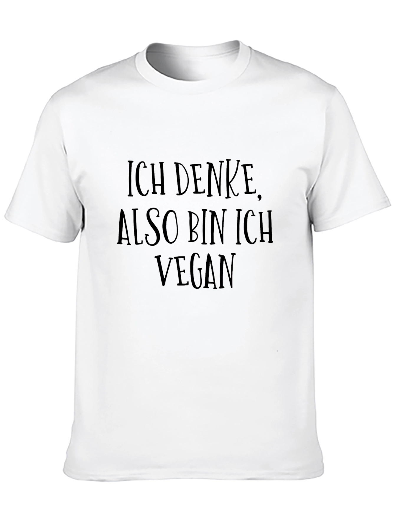 Ich Denke Also Bin Ich Vegan T-Shirt
