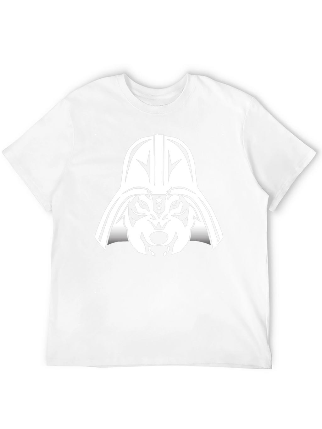 Wolf Vader Graphic T-Shirt - Black Cotton Blend