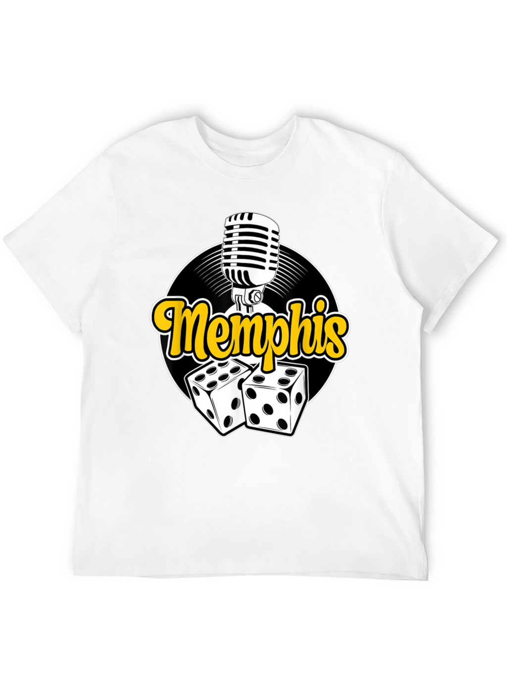 Memphis Dice and Mic Graphic Tee
