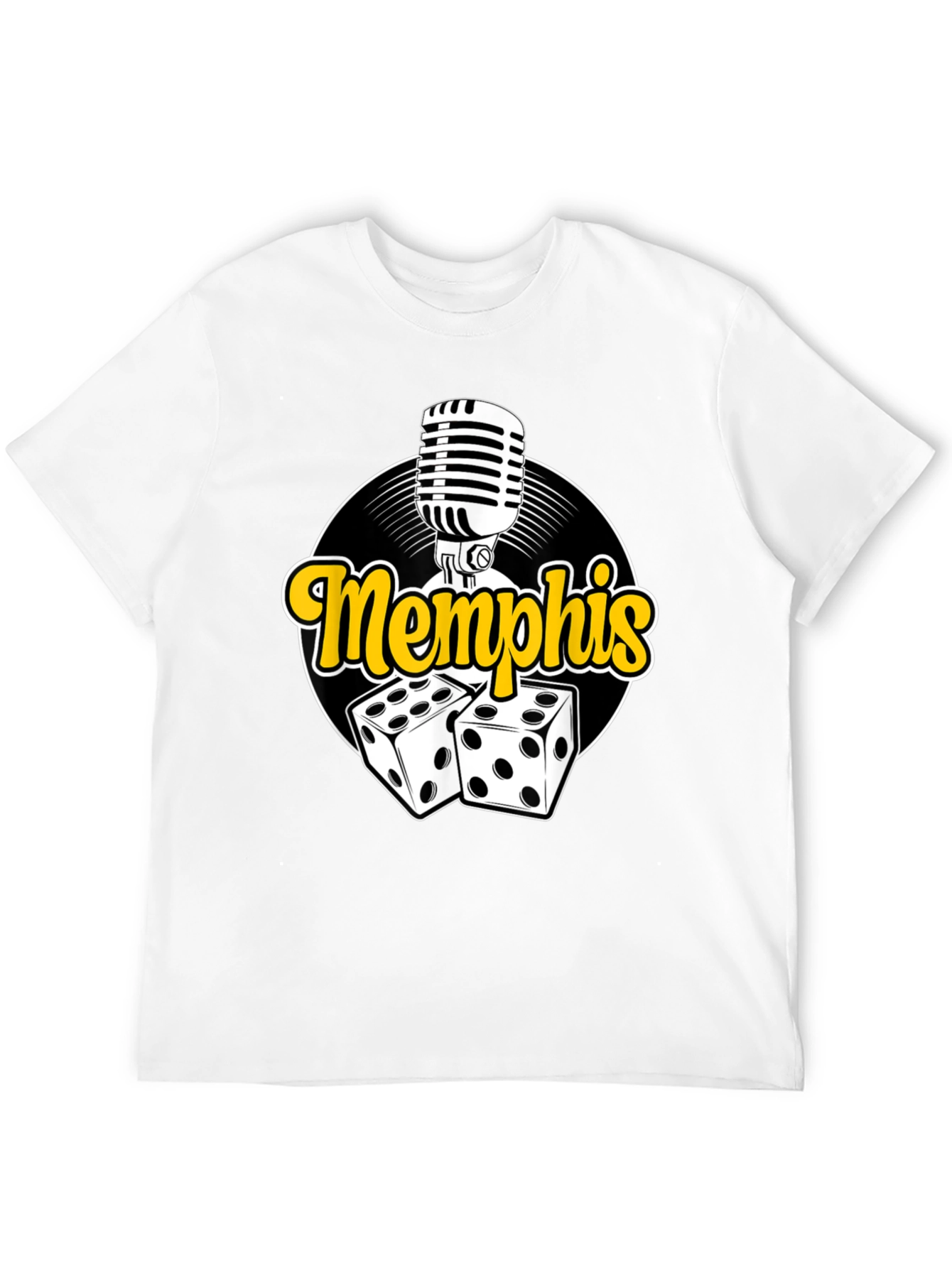 Memphis Dice and Mic Graphic Tee
