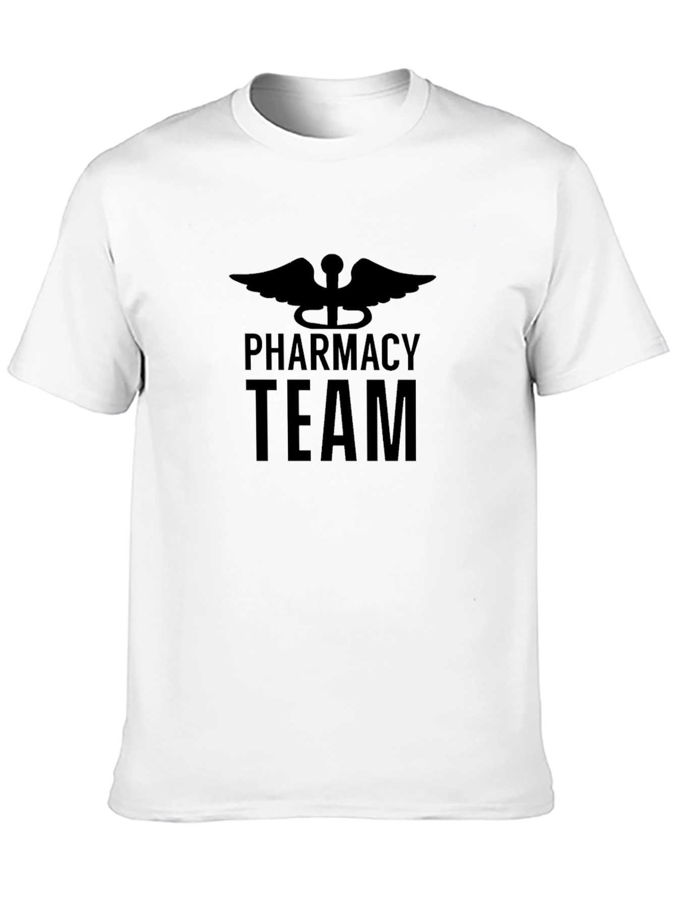 Pharmacy Team Black Graphic T-Shirt