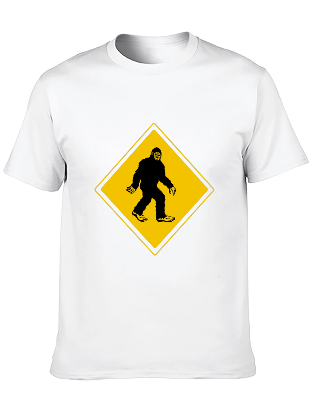 Bigfoot Crossing Mens Black T-Shirt