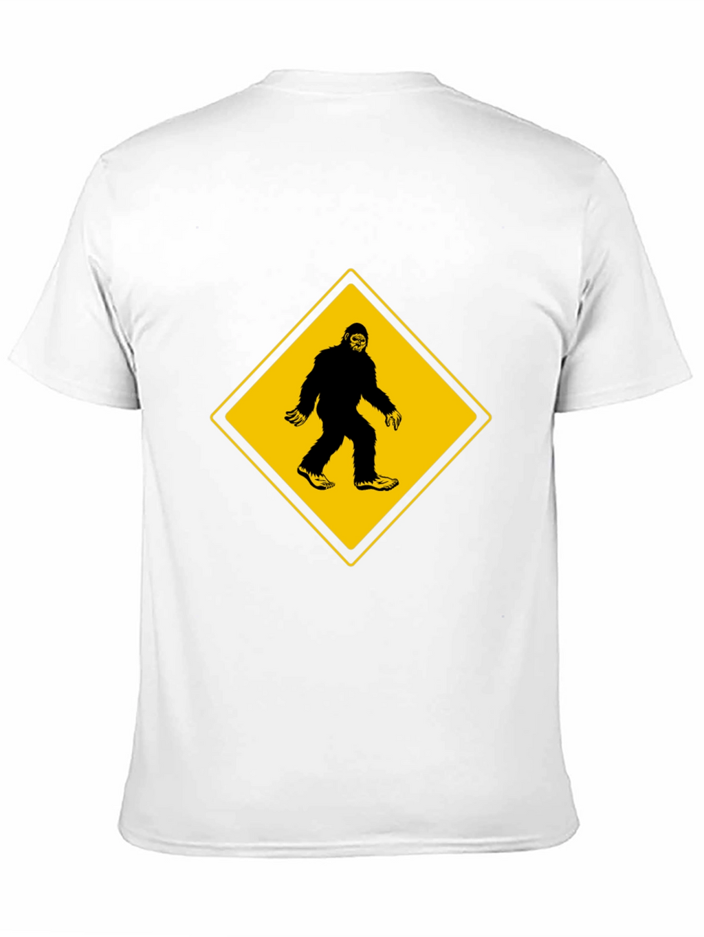 Bigfoot Crossing Mens Black T-Shirt