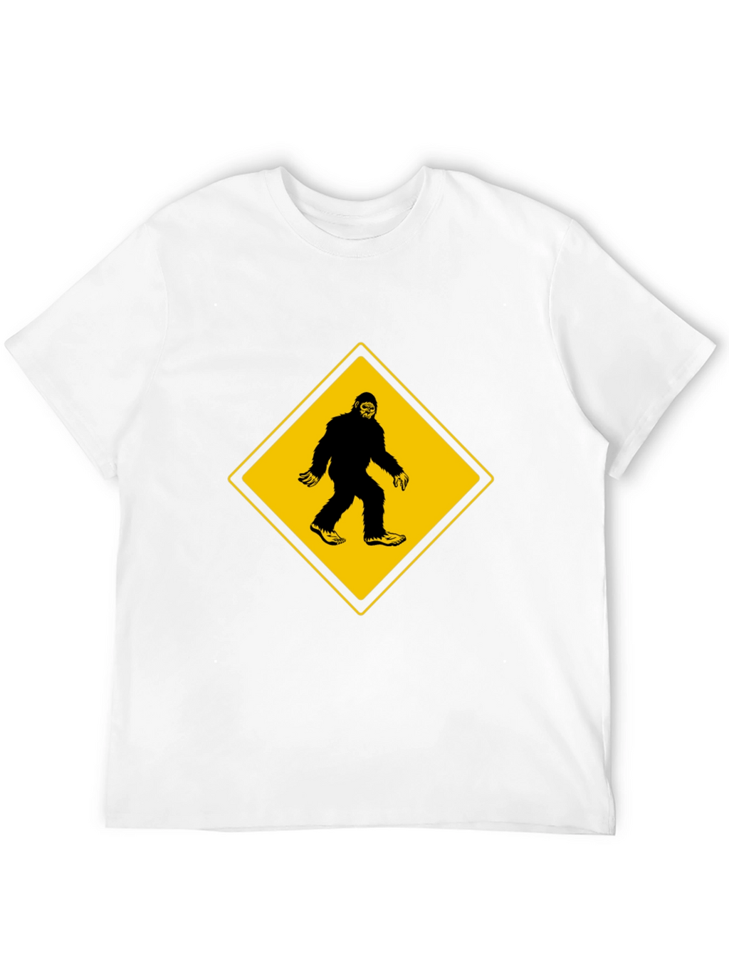 Bigfoot Crossing Mens Black T-Shirt