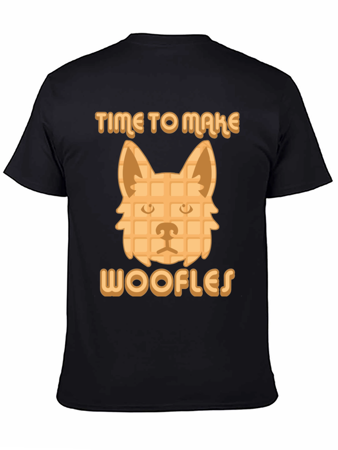 Time to Make Woofles Funny Dog Waffle T-Shirt