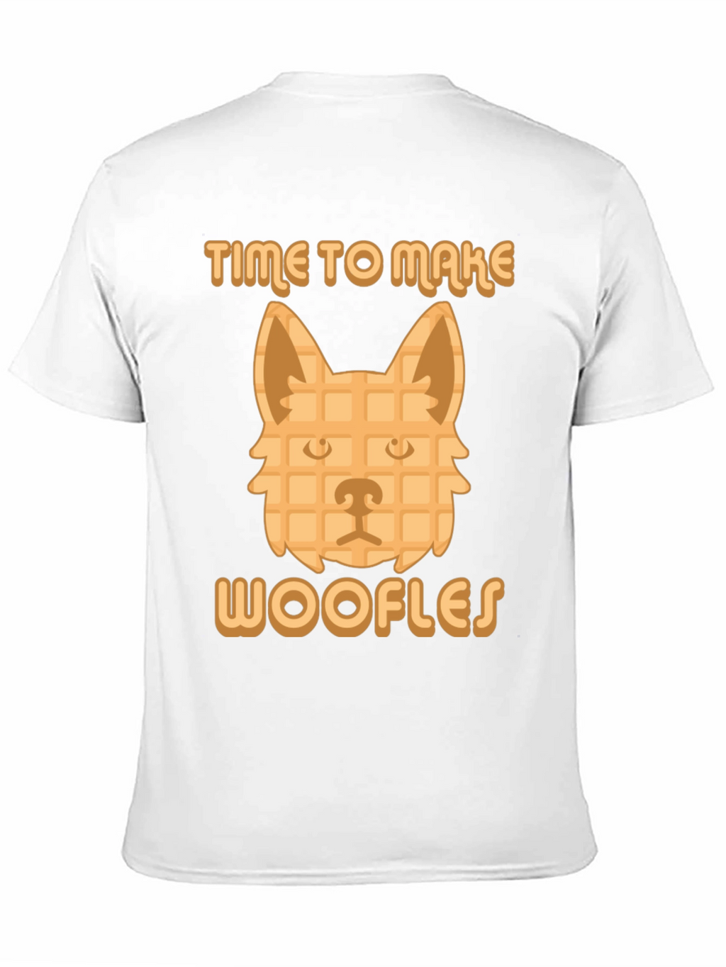 Time to Make Woofles Funny Dog Waffle T-Shirt