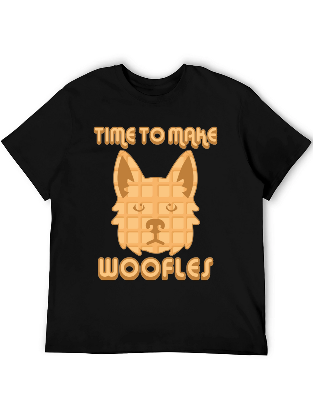 Time to Make Woofles Funny Dog Waffle T-Shirt