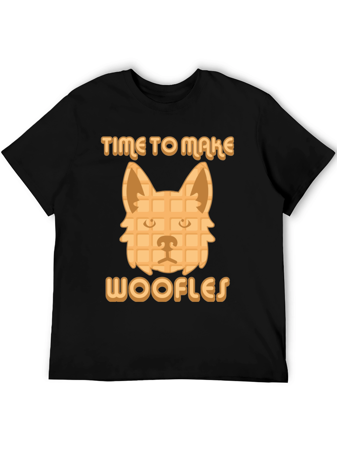 Time to Make Woofles Funny Dog Waffle T-Shirt