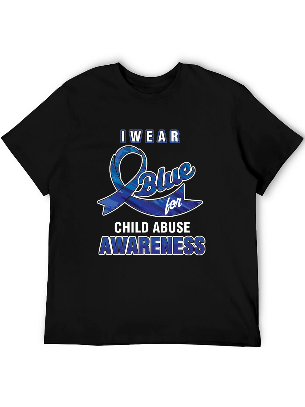 I Wear Blue For Child Abuse Awareness T-Shirt
