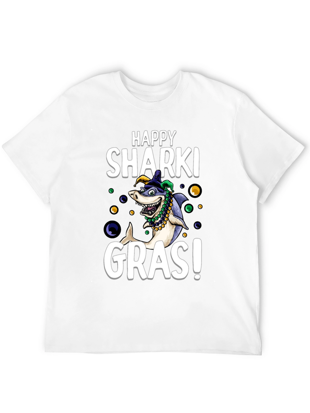 Happy Sharki Gras T-Shirt