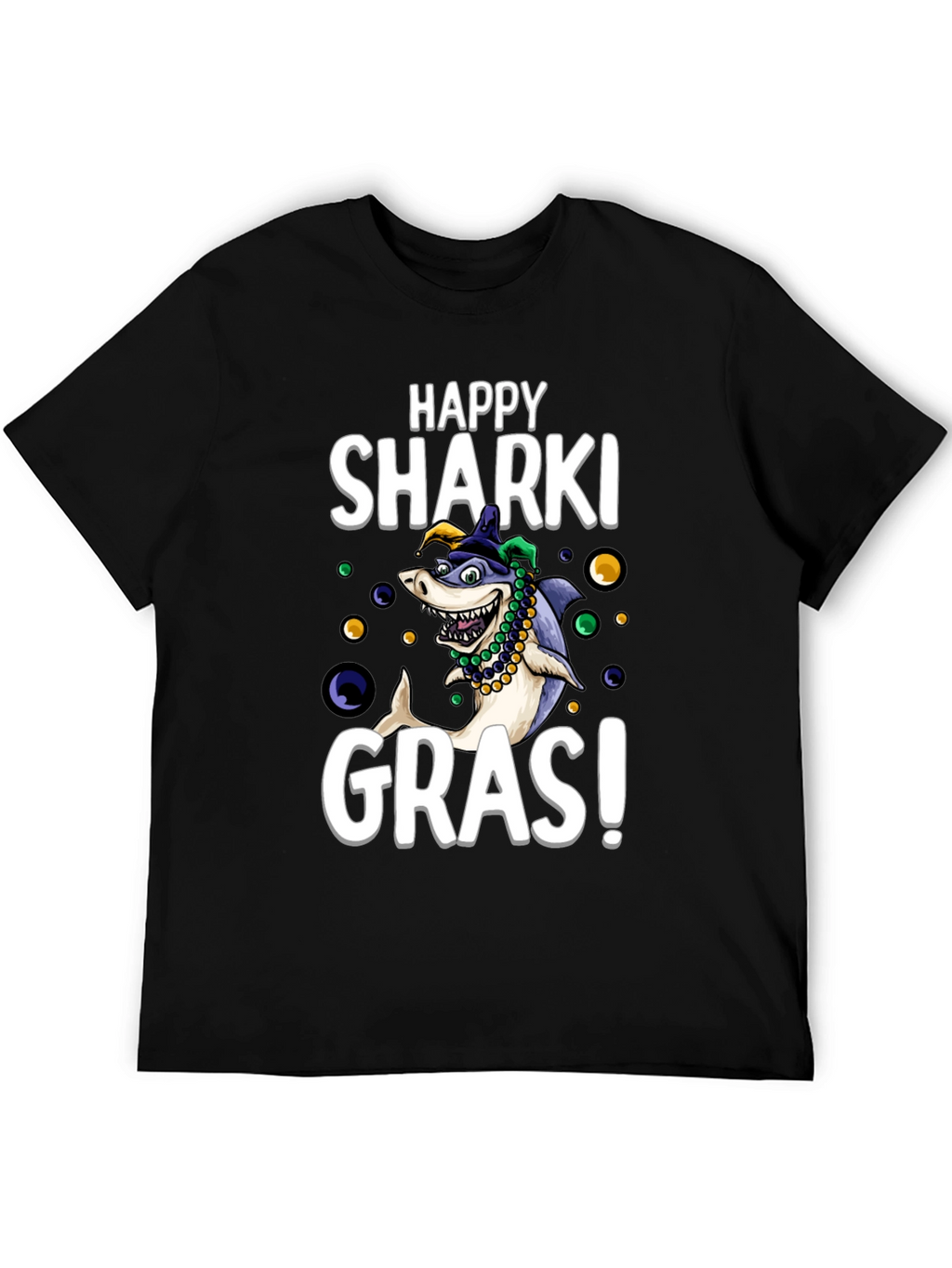 Happy Sharki Gras T-Shirt