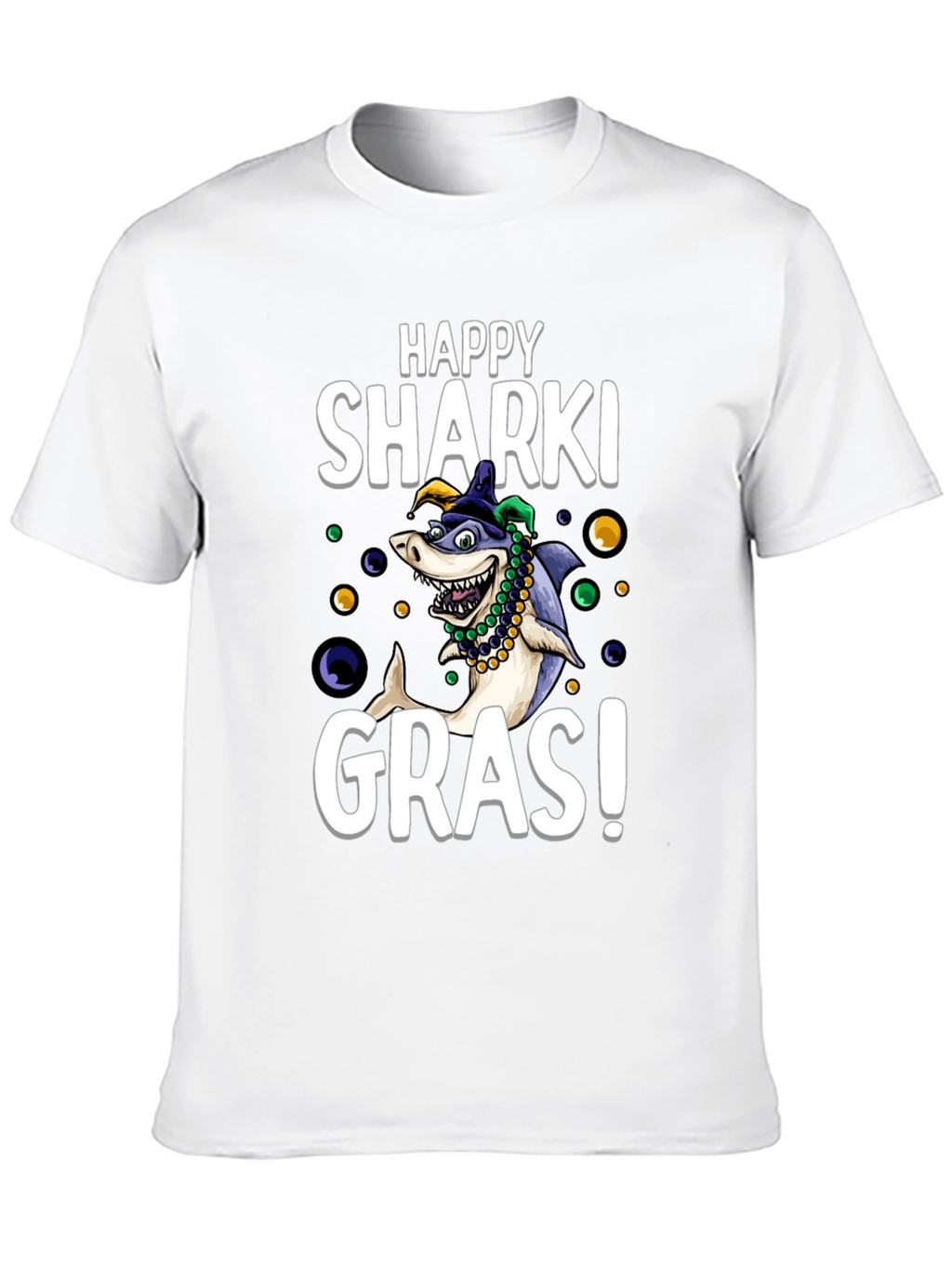 Happy Sharki Gras T-Shirt