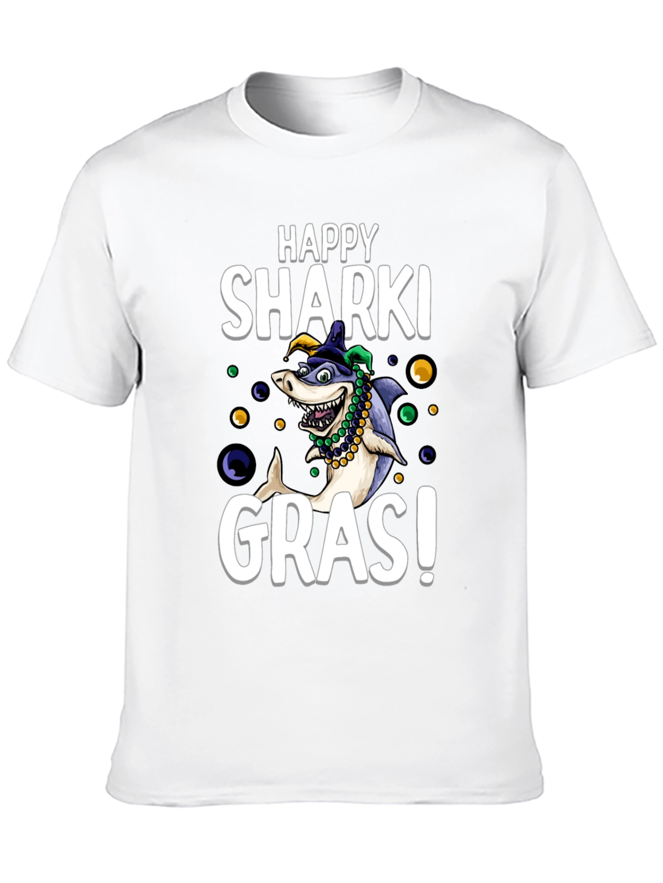 Happy Sharki Gras T-Shirt