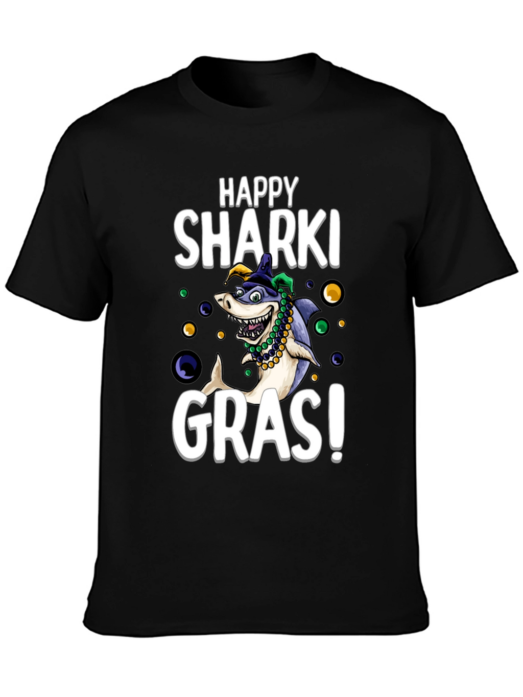 Happy Sharki Gras T-Shirt