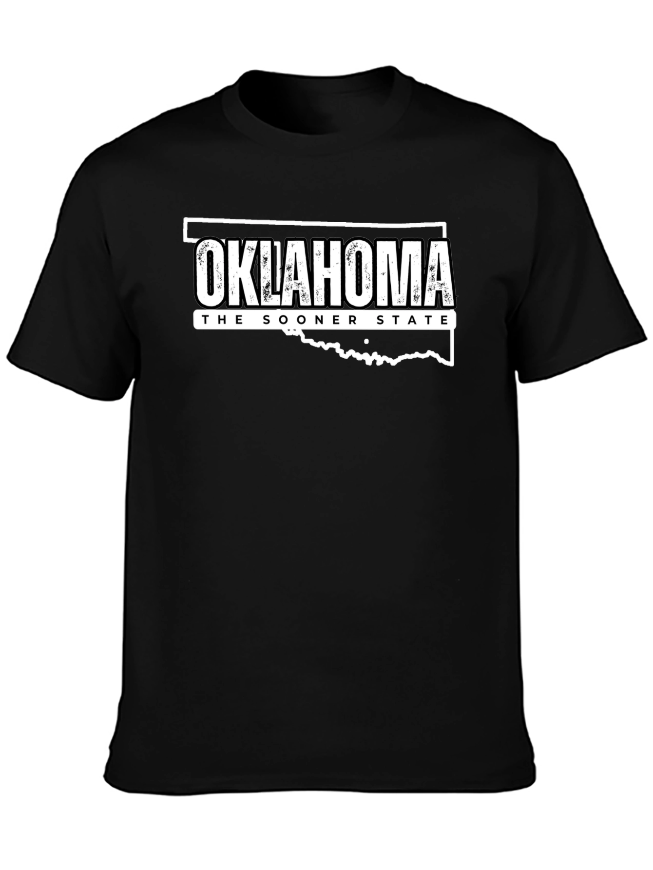 Oklahoma State Map T-Shirt - Sooner State Pride!
